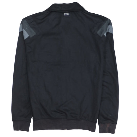 Adidas Men's Black Full Zip Collared Sweatshirt S