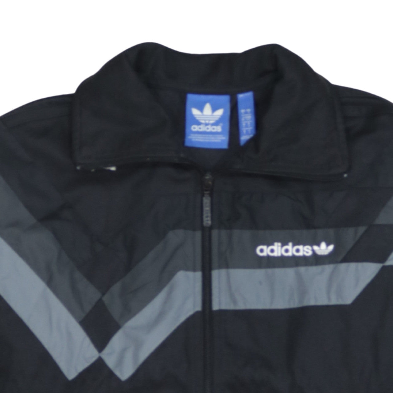 Adidas Men's Black Full Zip Collared Sweatshirt S