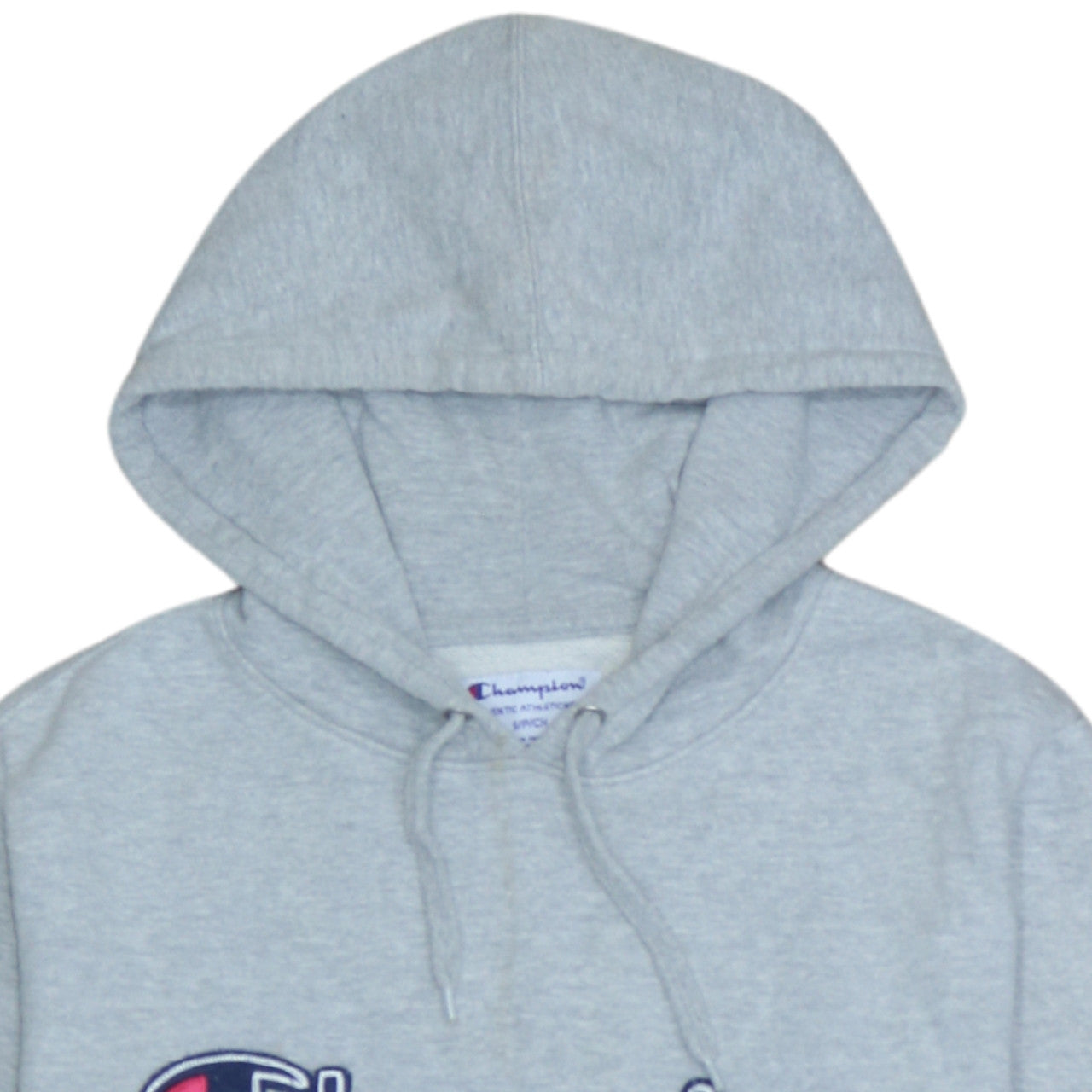 Champion Men's Grey Pullover Hoodie Small Logo Sportswear