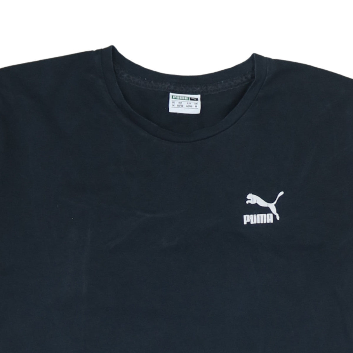 Additional view of Puma Men's Black Cotton Crew Neck Short Sleeve Sports T-Shirt M