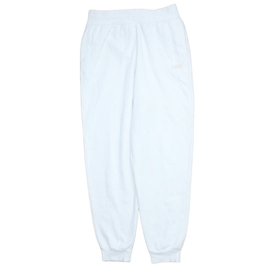 Puma Women’s White Jogger Sweatpants Size M Cotton Blend