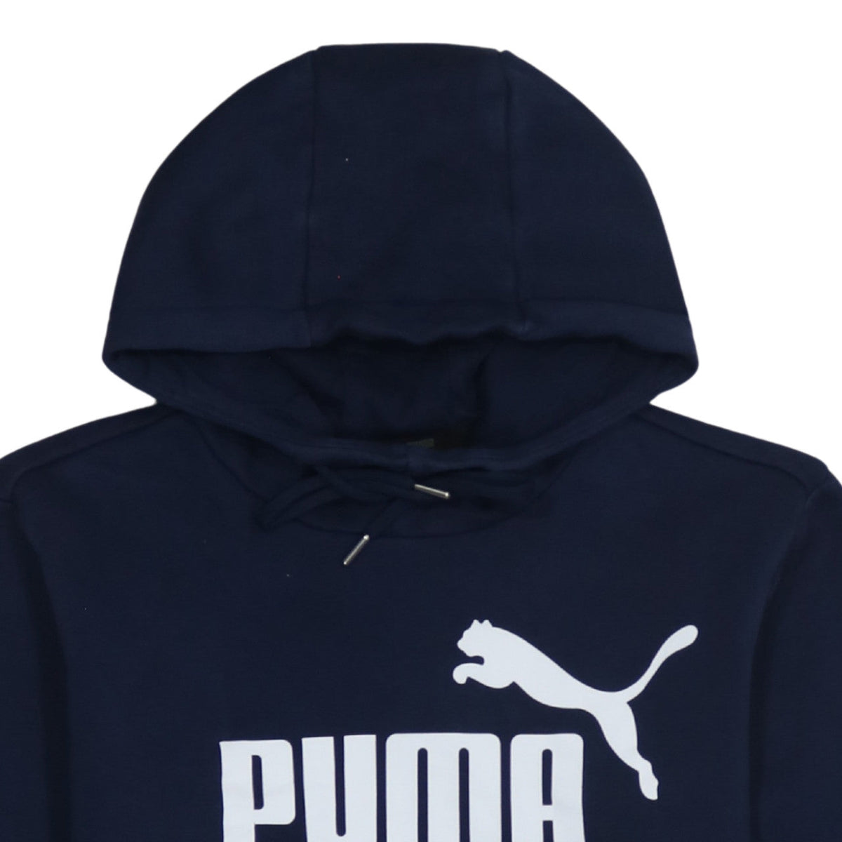 Additional view of Puma Men's Blue Pullover Hoodie XS Logo Fleece Sweatshirt
