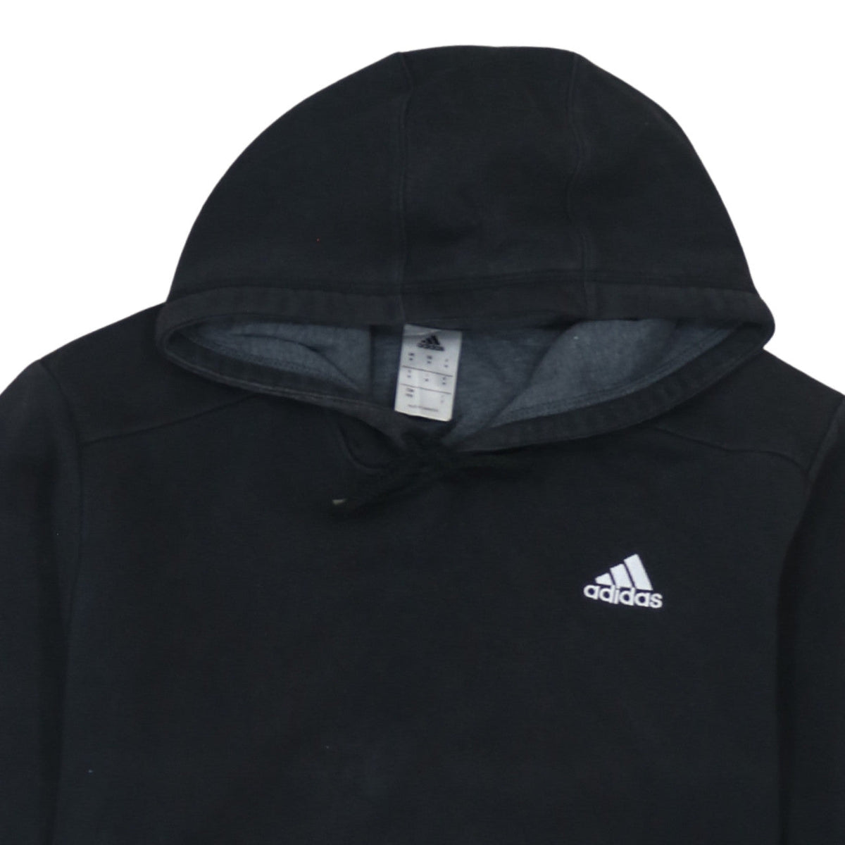 Additional view of Adidas Men's Black Pullover Hoodie, size M, Sports Fleece Sweatshirt