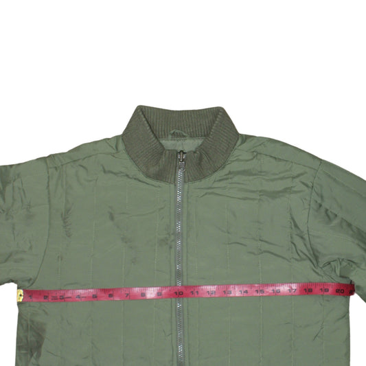 GAP Kids Boys Green Bomber Jacket Size 13 Years Full Zip Nylon