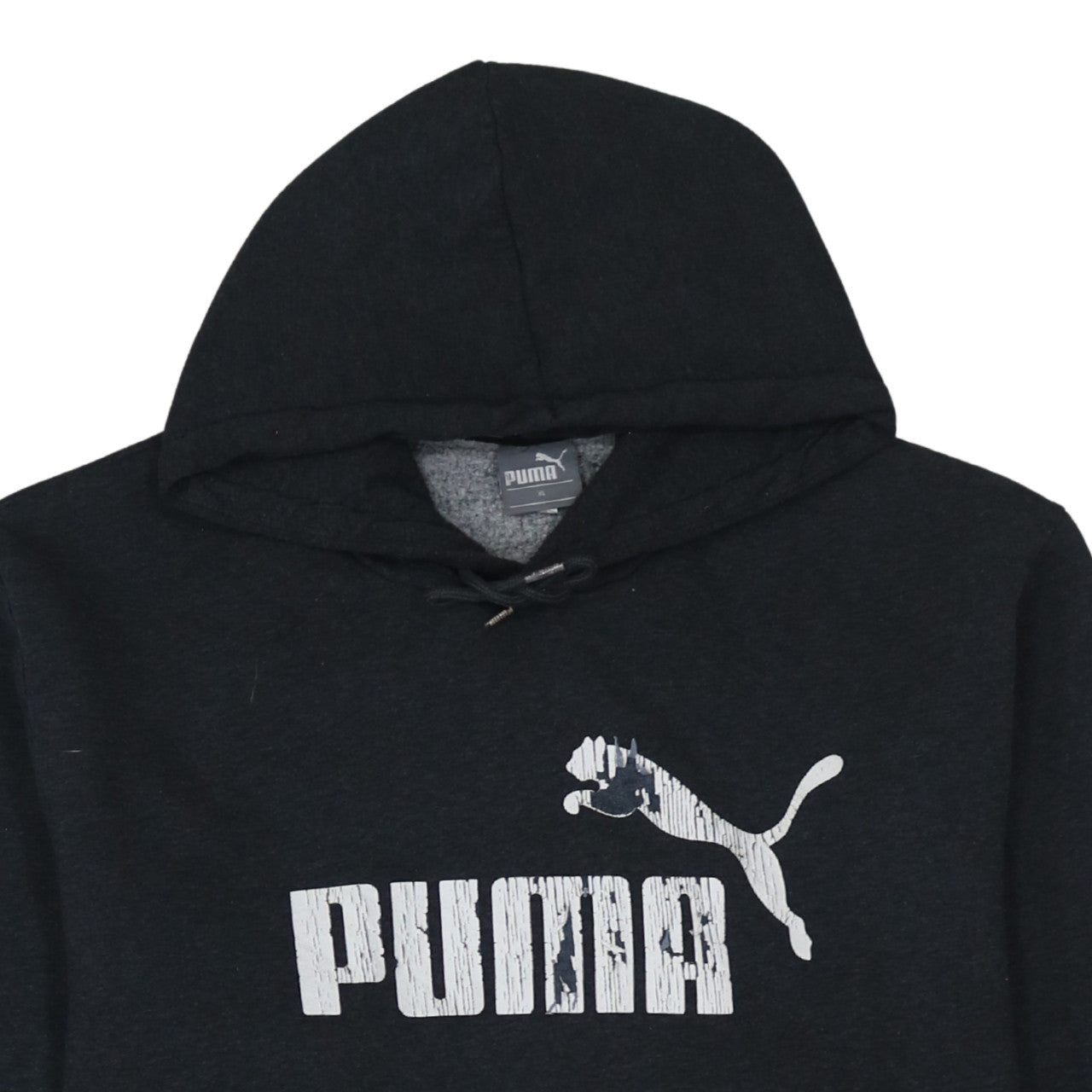 Additional view of Puma Men's Black XL Pullover Hoodie with Logo Print