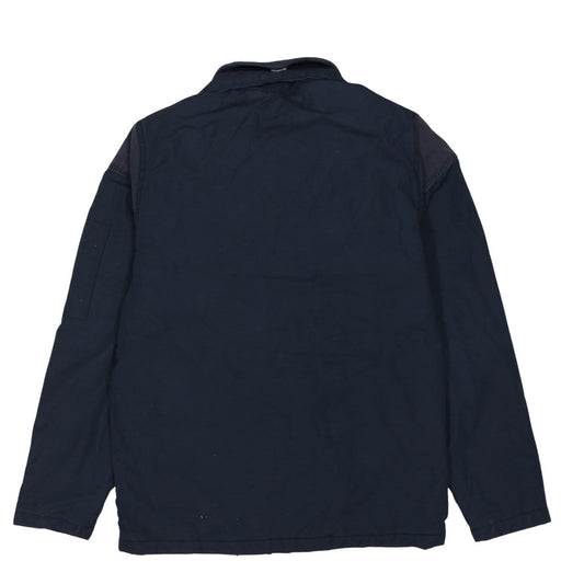Hilfiger Denim Men's Navy Cotton Military Jacket Size L