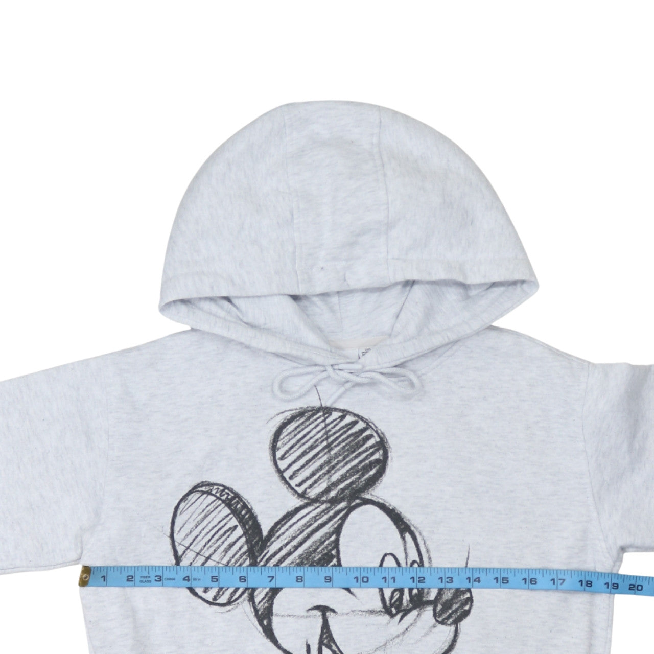 Disney Primark Women Grey Mickey Mouse Pullover Hoodie 2XS