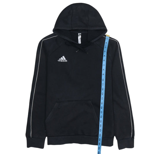 Adidas Men's Black Pullover Hoodie Small Sports Fleece Sweatshirt