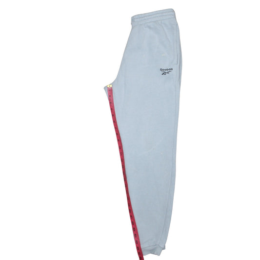 Reebok Men's Blue XS Fleece Sweatpants with Elastic Waist & Drawstring