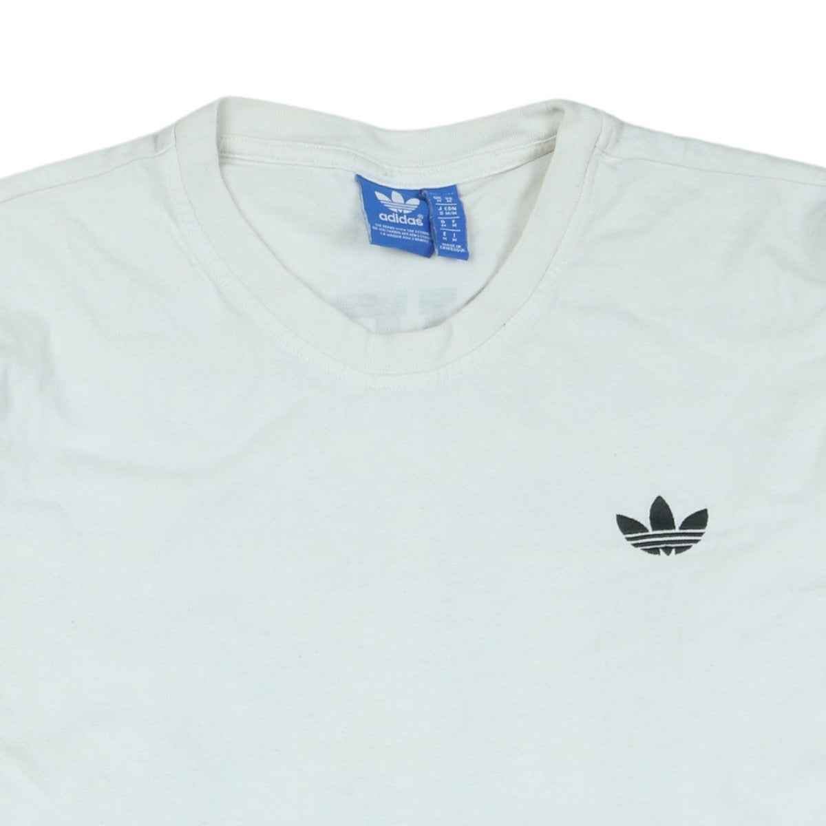 Additional view of Adidas Men's Grey White Colourblock Long Sleeve V-Neck Shirt M