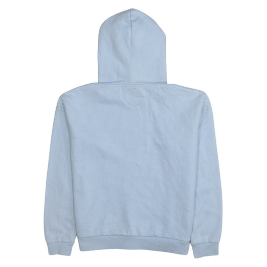 Fila Womens Light Blue Small Pullover Hoodie Rhinestone Logo Casual