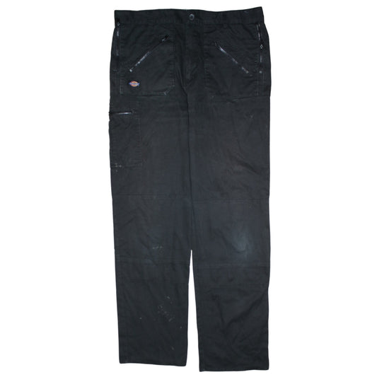 Dickies Men’s Black Redhawk Cargo Work Trousers 39T Regular Fit
