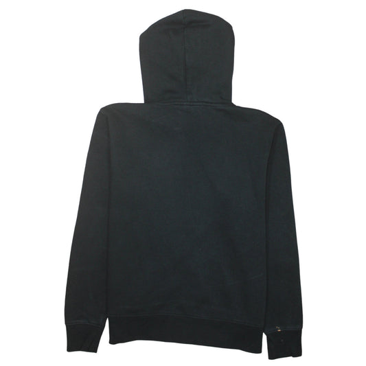 Fila Men's Black Pullover Hoodie M Logo Sports Fleece Sweatshirt