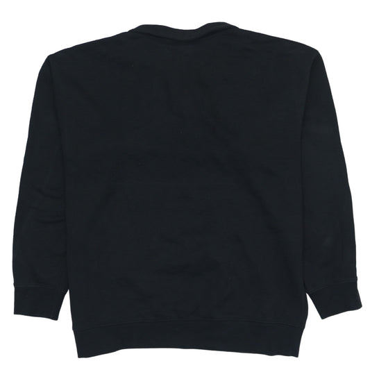 Adidas Men's Black 1/4 Zip Logo Sweatshirt Size S