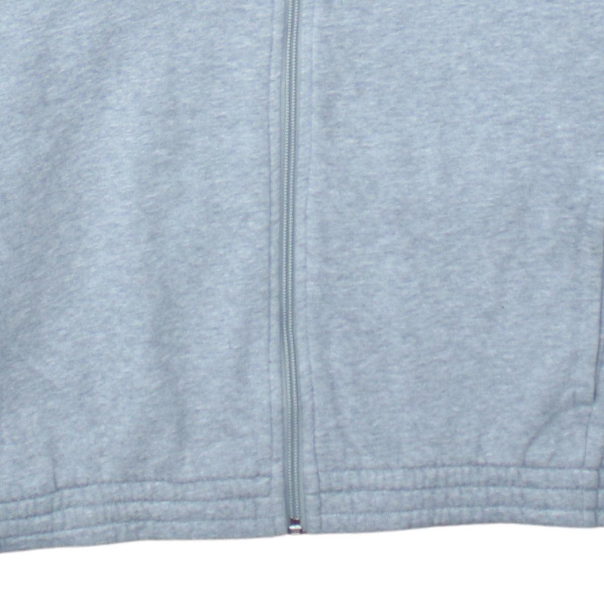 Additional view of Adidas boys’ blue grey full zip hoodie 13-14 years classic hooded sweatshirt