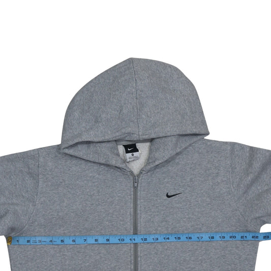 Nike Men's Grey Full Zip Hoodie Size M Fleece Sportswear