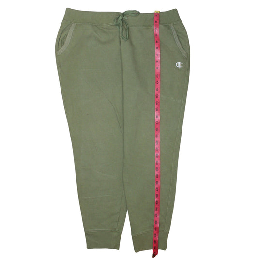 Champion Men's Green XL Joggers Sweatpants Cotton Blend Comfort Fit