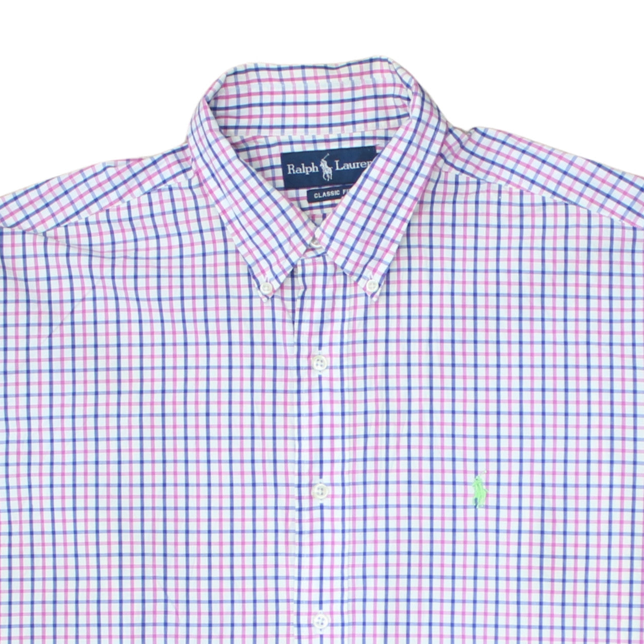 Ralph Lauren Men's Multicoloured Check Classic Fit Cotton XL Shirt