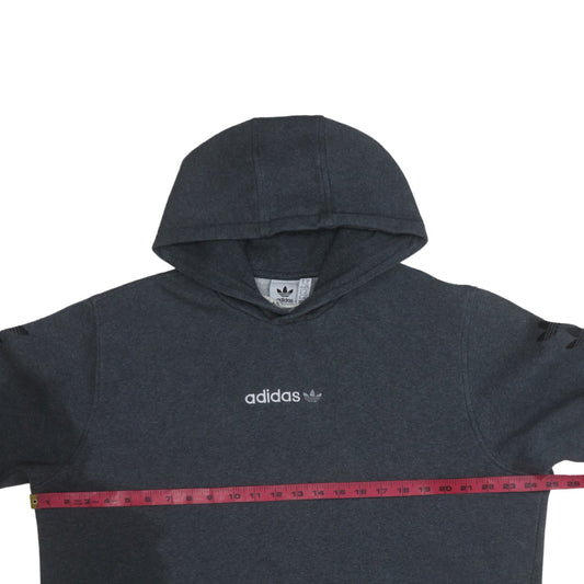 adidas Men's Grey XL Pullover Hoodie Logo Fleece Sweatshirt