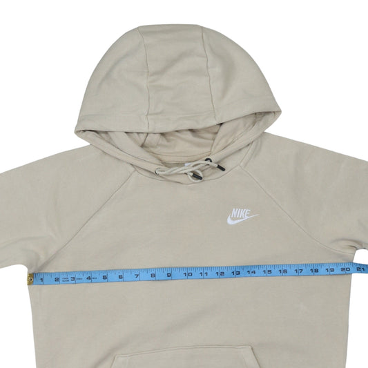 Nike Women’s Beige Pullover Hoodie Small Cotton Blend Casual