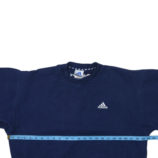adidas Men's Blue Pullover Crew Neck Sweatshirt Size M