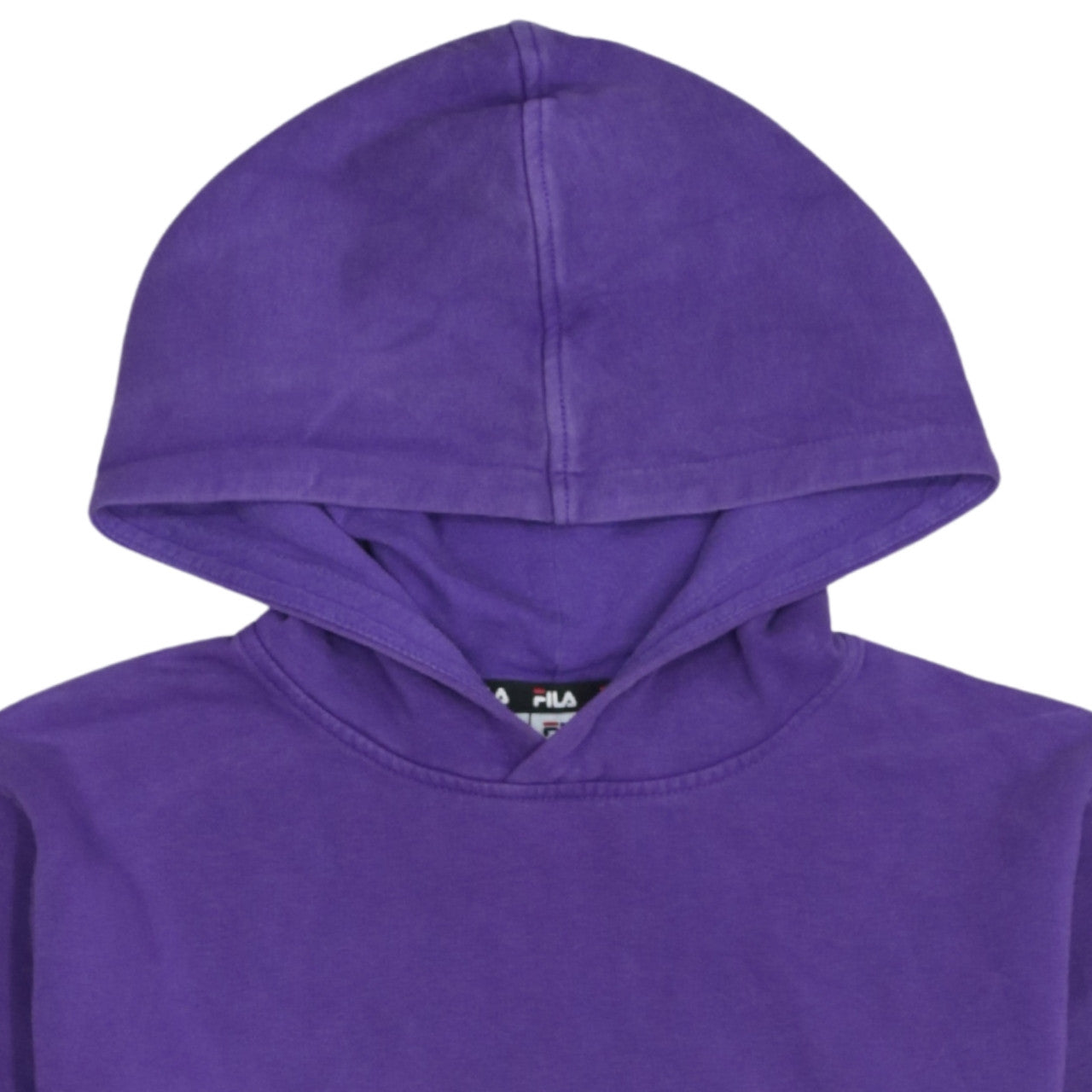 Additional view of Fila boys’ purple pullover hoodie 13-14 years logo casual sweatshirt