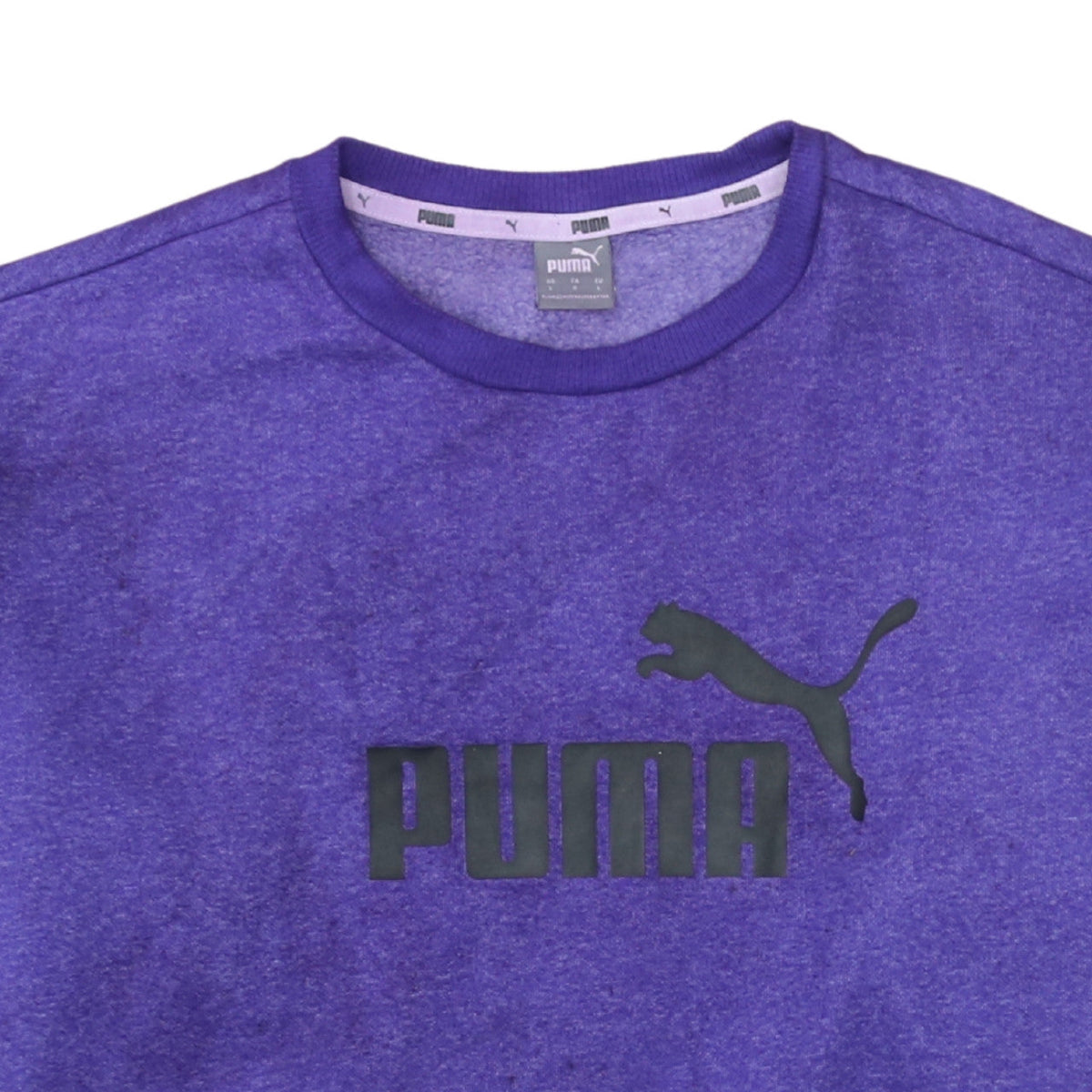 Additional view of Puma Women's Purple Crew Neck Pullover Sweatshirt, size L