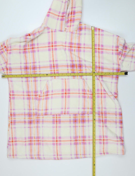 Marks and Spencer Womens Multicoloured Fleece Hooded Nightshirt One Size