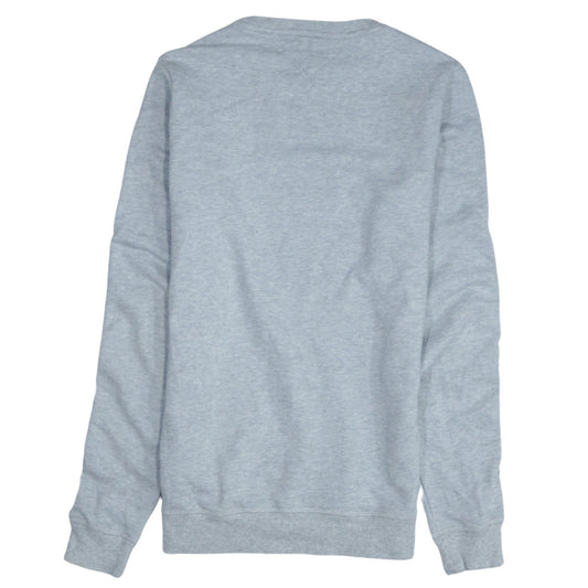 Tommy Hilfiger Men's Grey Logo Tape Crew Neck Sweatshirt Size S