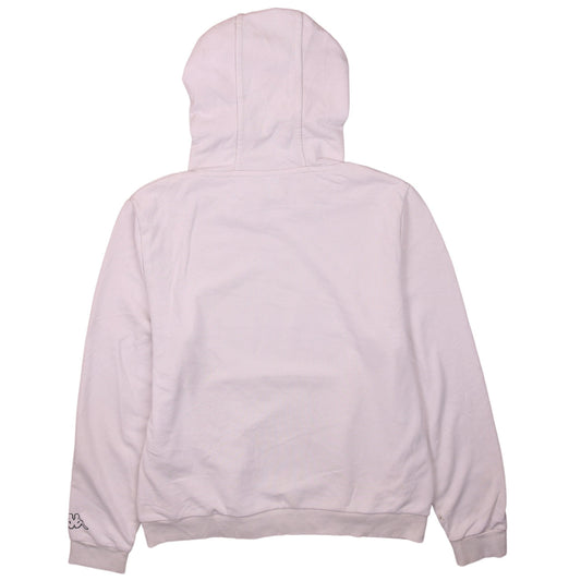Kappa Womens Pink Pullover Hoodie XL Casual Logo Print