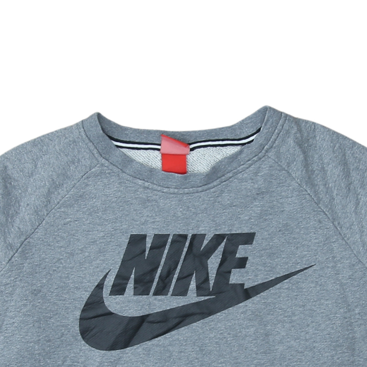 Nike Men's Grey XL Pullover Sweatshirt Crew Neck Logo Sportswear
