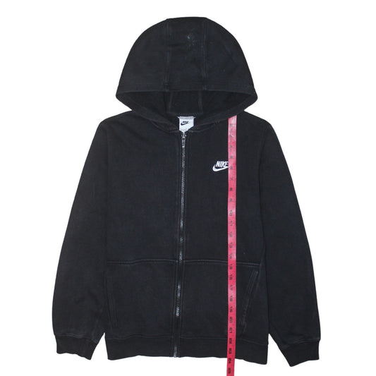Nike Boys Black XL Full Zip Fleece Hoodie Sweatshirt