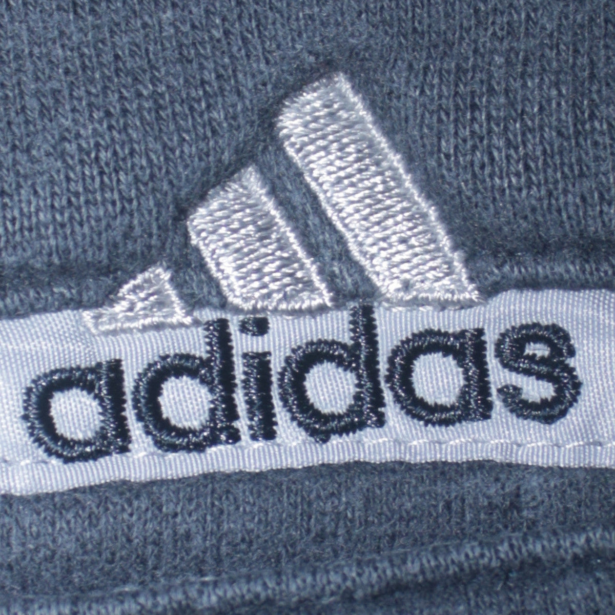 Additional view of Adidas Men’s Blue Pullover Sweatshirt, size L, Crew Neck Logo Fleece