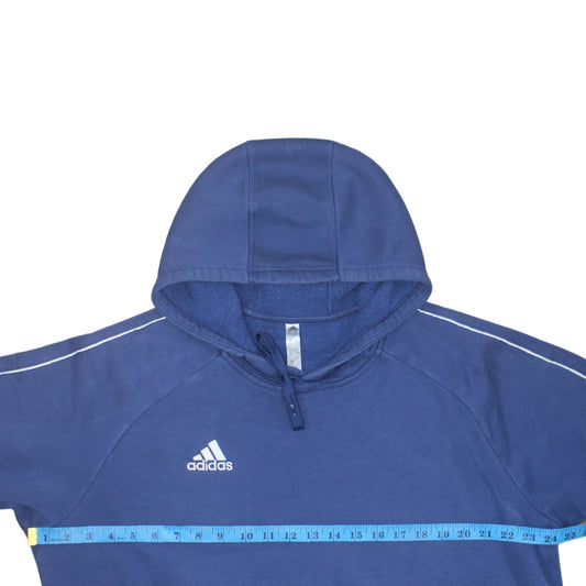 Adidas Men's Blue XL Pullover Hoodie Fleece Sportswear