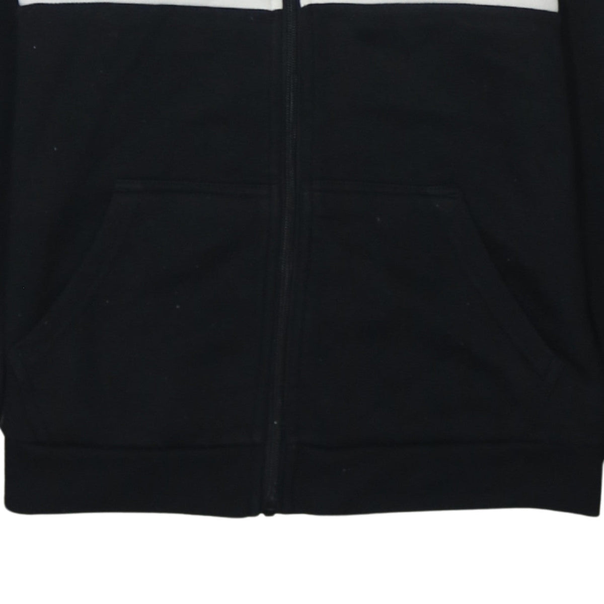 Additional view of Fila Men’s Black & White Full Zip Hoodie, size S, Regular Fit