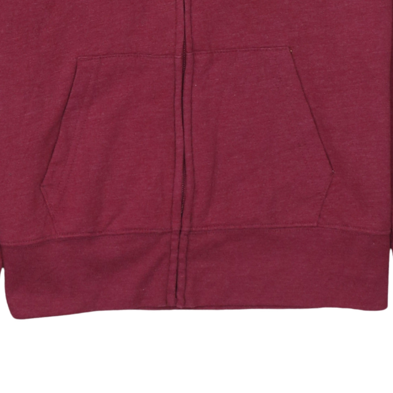 GAP Mens Red Full Zip Hoodie M Logo Fleece Sweatshirt