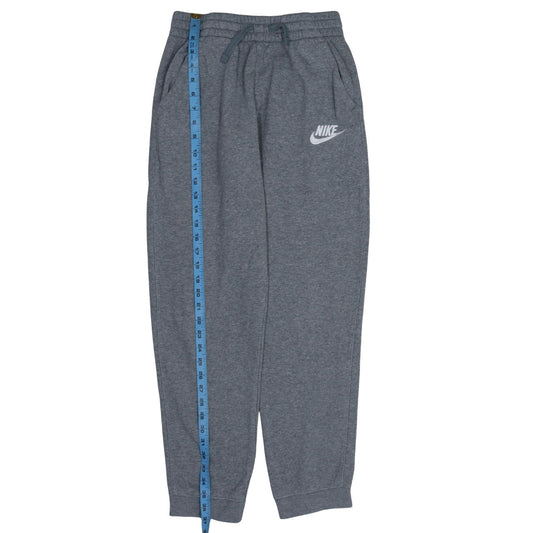 Nike Boys Grey Jogger Sweatpants 14 Years Regular Fit Fleece Activewear