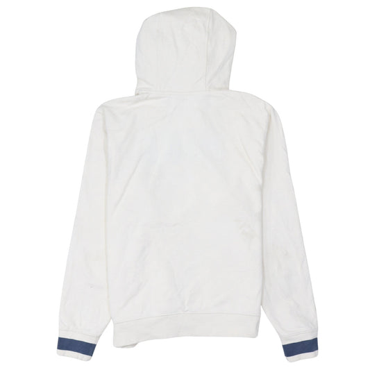 Nike Womens White Small Pullover Hoodie 100% Cotton Logo Print