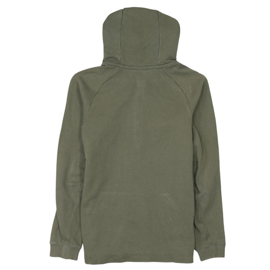 Nike Men Green 1/2 Zip Hoodie Size M Regular Fit Sportswear