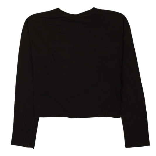 Champion Women's Black Medium Pullover Sweatshirt with Logo