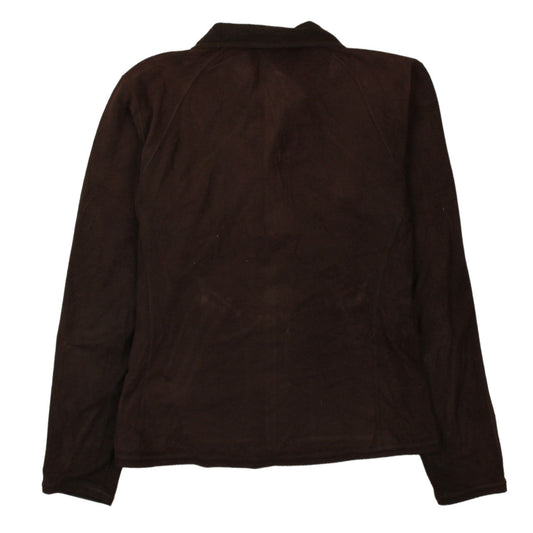 The North Face Women's Brown Full Zip Fleece Jacket Size S
