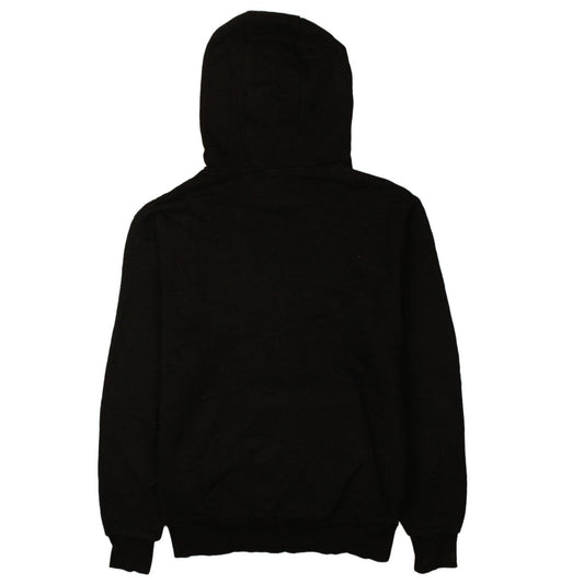 Ellesse Womens Black Pullover Hoodie UK 14 Logo Print Hooded Sweatshirt