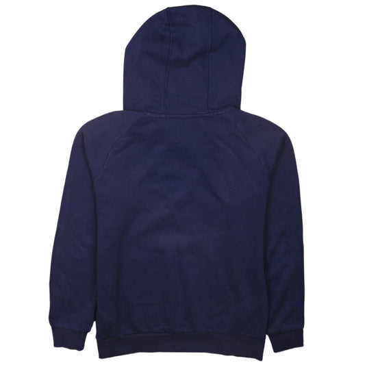 Adidas Teens Blue Pullover Hoodie 164 Logo Sportswear