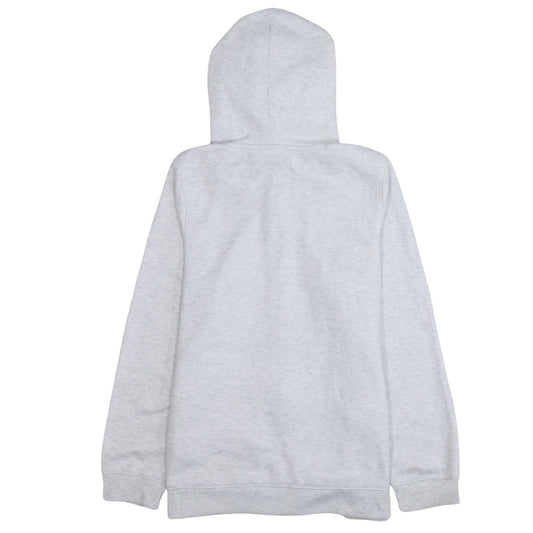 Slazenger Womens Light Grey Full Zip Hoodie UK 16 Cotton Blend