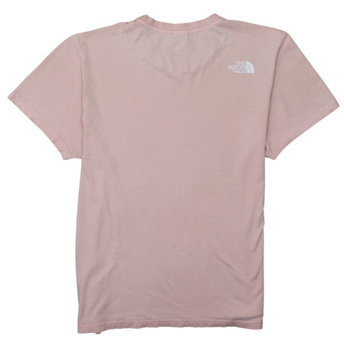 The North Face Men's Pink Cotton Crew Neck T-Shirt Size M