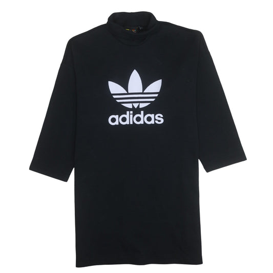 Adidas x Pharrell Williams Women's Black Tunic Sweatshirt L Long Sleeve Logo