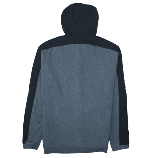 adidas Men's Grey Full Zip Hoodie Size L Sports Fleece