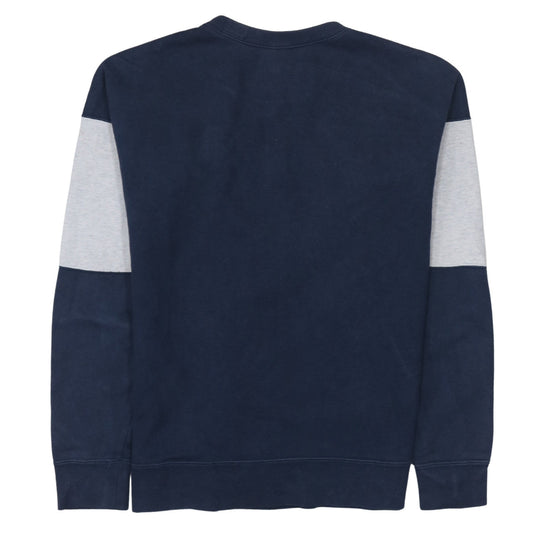 Nike Men's Blue Air Logo Crew Neck Pullover Sweatshirt Size S