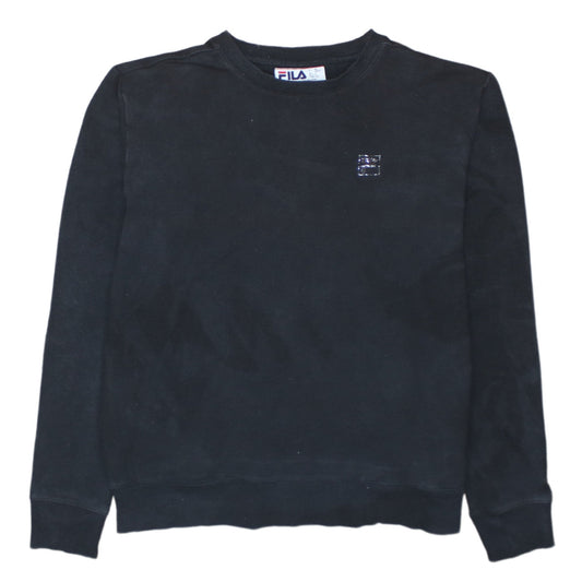 FILA Men's Black Crew Neck Pullover Sweatshirt Size S
