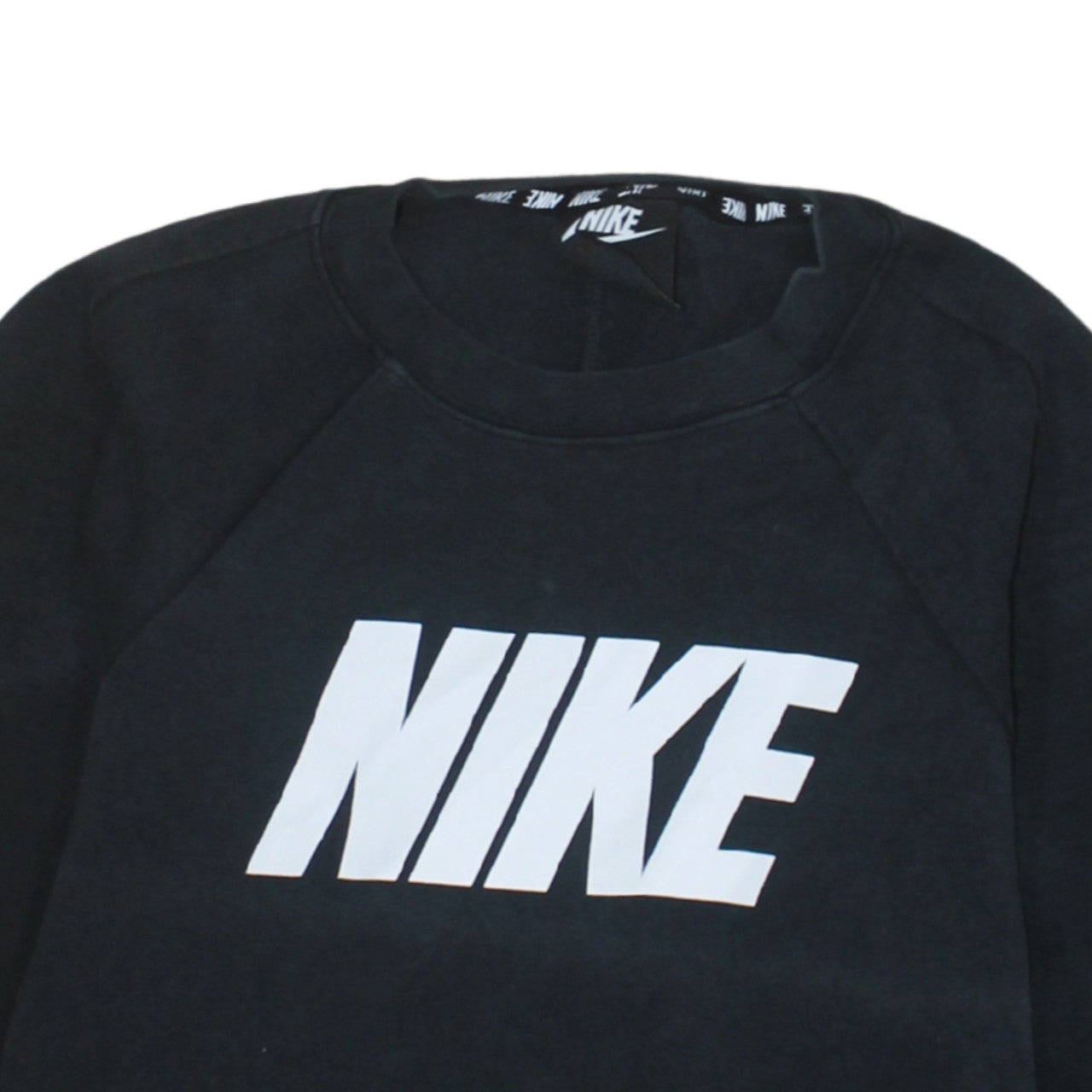 Nike Womens Black XS Pullover Crew Neck Sweatshirt